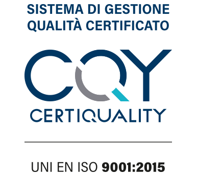 UNI EN ISO 9001:2015
Zertifizierung des Qualitätsmanagementsystems 